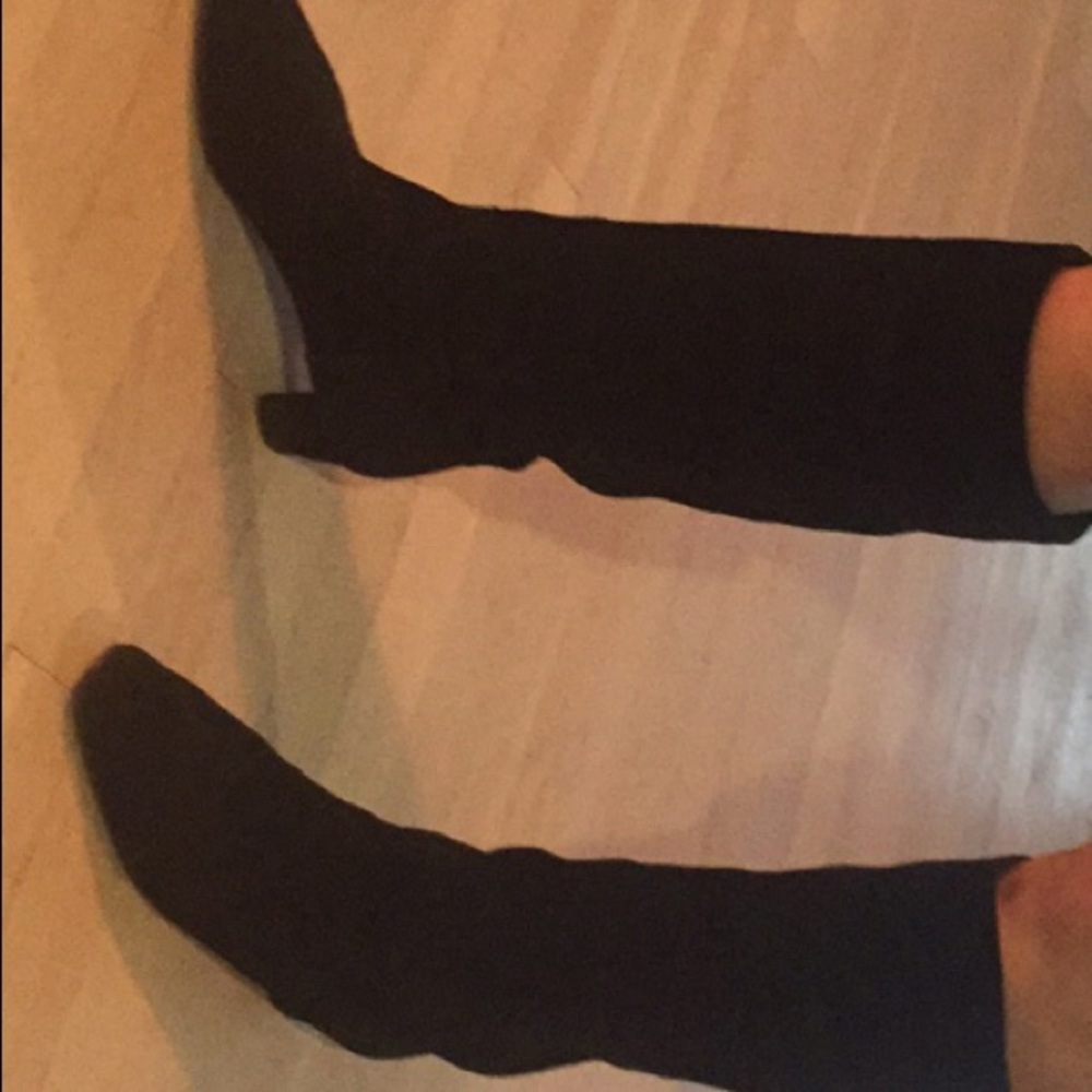 Suede Louboutin boots